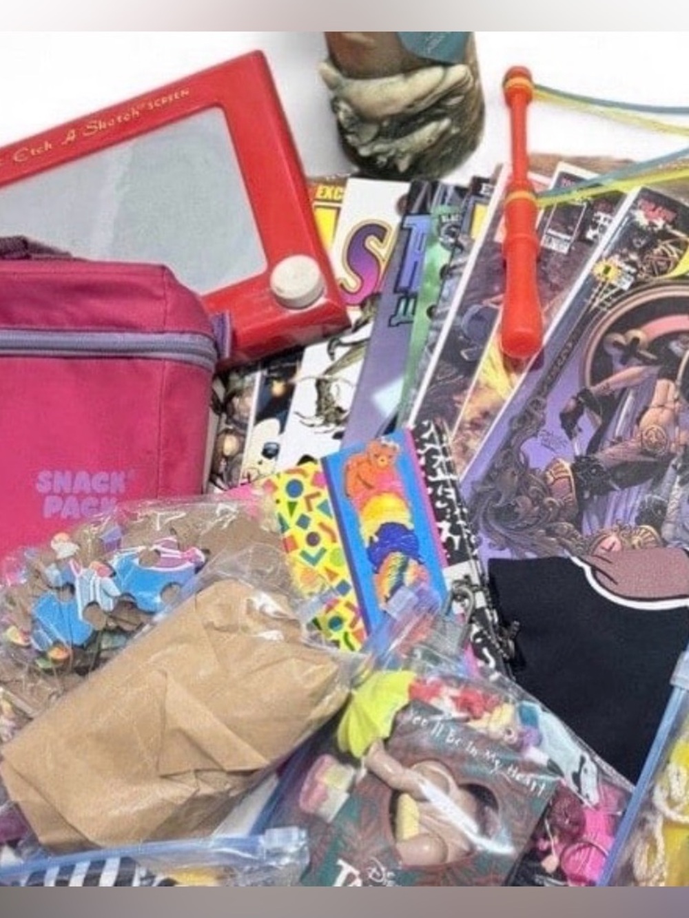 Vintage Nostalgia Mystery Box | 1980s, 1990s, Early 2000s (90 Pieces)
